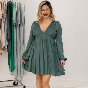 Mustard Seed Long-Sleeve Dress